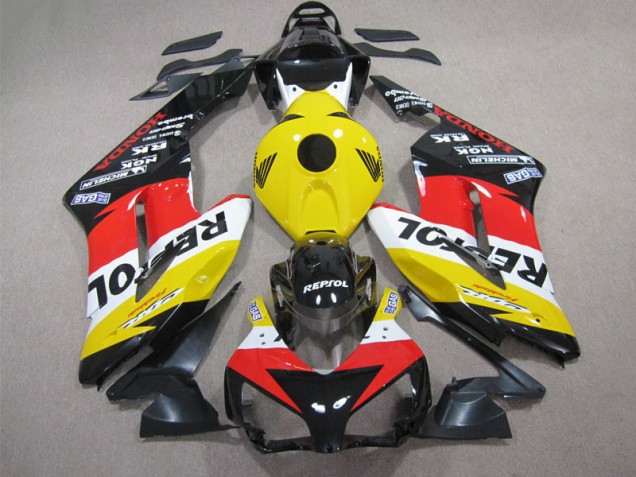 Aftermarket 2004-2005 Yellow Red Repsol Honda CBR1000RR Motor Fairings