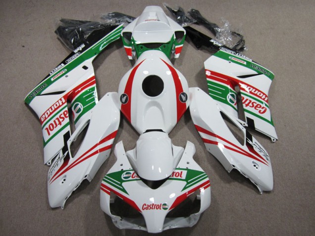 Aftermarket 2004-2005 White Red Castrol Honda CBR1000RR Motor Fairings