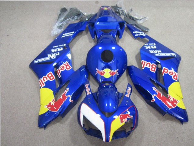 Custom 2004-2005 Blue Red Bull Honda CBR1000RR Motorcylce Fairings