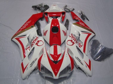 Aftermarket 2004-2005 White Red PRAMAC Honda CBR1000RR Motorcycle Bodywork