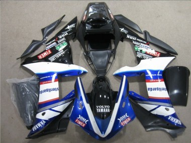 Custom 2004-2005 Black White Blue Sterilgarda Volvo Honda CBR1000RR Motorcycle Fairings Kit