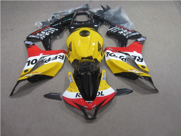 Custom 2004-2005 Yellow Repsol Honda CBR1000RR Bike Fairing Kit