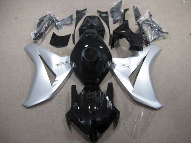 Aftermarket 2008-2011 Black Silver Fireblade Honda CBR1000RR Motorbike Fairing Kits