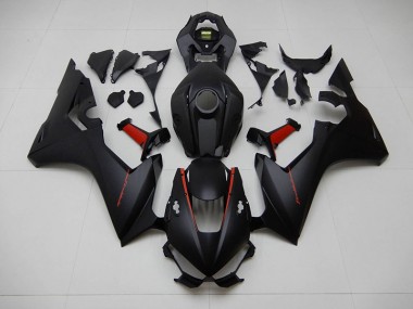 Aftermarket 2017-2020 Black with Red Fireblade Honda CBR1000RR Motorcycle Fairings Kit