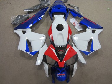 Aftermarket 2005-2006 White Blue Red HRC Honda CBR600RR Motorcycle Fairings Kits