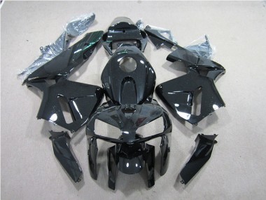 Custom 2005-2006 Black Honda CBR600RR Replacement Fairings