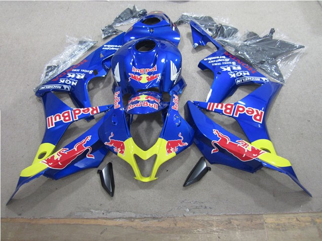 Aftermarket 2007-2008 Blue Red Bull Honda CBR600RR Motorcycle Bodywork