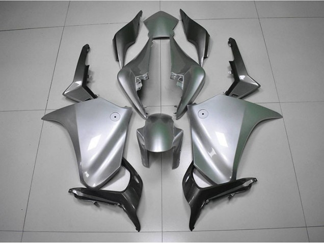 Aftermarket 2010-2014 Silver Honda VFR1200 Motorbike Fairing