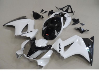 Aftermarket 2002-2013 White Black Honda VFR800 Bike Fairing Kit