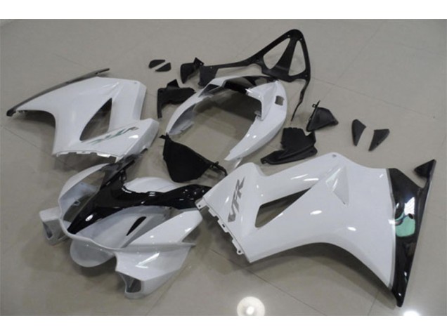 Aftermarket 2002-2013 White Honda VFR800 Bike Fairings