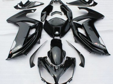 Custom 2012-2014 Black Kawasaki ER6F Bike Fairing Kit