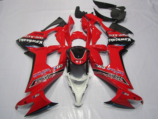 Custom 2008-2010 Red Kawasaki ZX10R Replacement Motorcycle Fairings