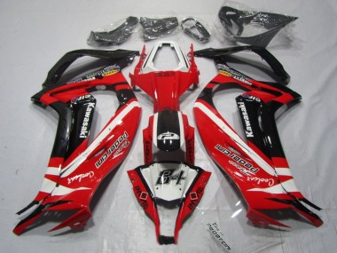 Custom 2011-2015 Black Red 84 Kawasaki ZX10R Motorcycle Fairings Kits