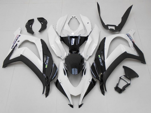 Aftermarket 2016-2019 White Black Kawasaki ZX10R Motorcycle Fairing