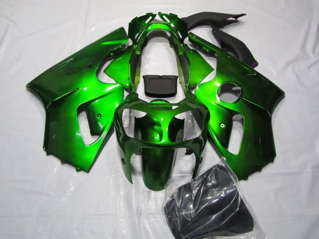 Custom 2002-2006 Green Kawasaki ZX12R Replacement Fairings