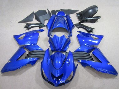 Aftermarket 2006-2011 Blue Kawasaki ZX14R ZZR1400 Motorbike Fairing Kits