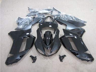 Custom 2007-2008 Black Kawasaki ZX6R Motorbike Fairing