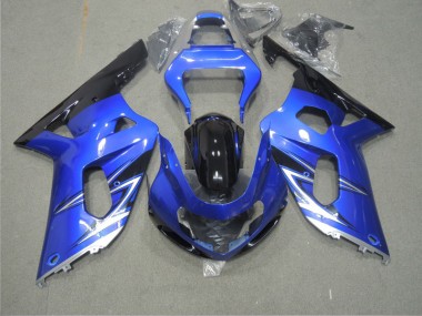 Custom 2001-2003 Blue Suzuki GSXR600 Motorcycle Fairing