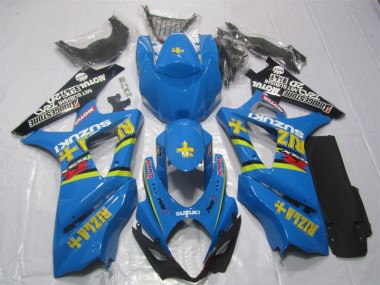 Custom 2007-2008 Blue Rizla Suzuki GSXR1000 Motorbike Fairing