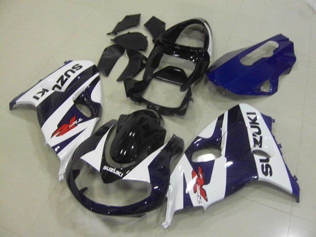 Aftermarket 1998-2003 Blue White Suzuki TL1000R Motorbike Fairings