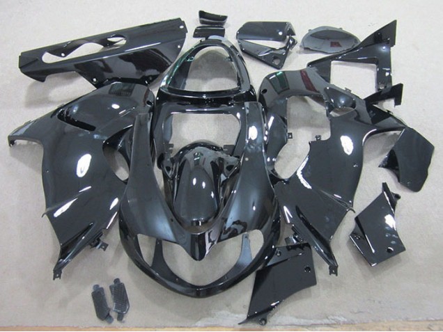 Custom 1998-2003 Black Suzuki TL1000R Motorcycle Fairing Kit