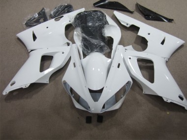 Custom 2000-2001 White Yamaha YZF R1 Motorcylce Fairings