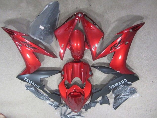 Aftermarket 2004-2006 Red Black Yamaha YZF R1 Bike Fairings