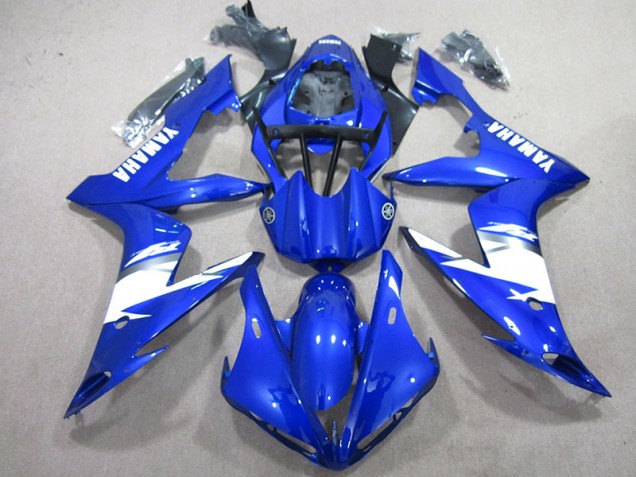 Aftermarket 2004-2006 Blue White Yamaha YZF R1 Motorcycle Fairings Kits