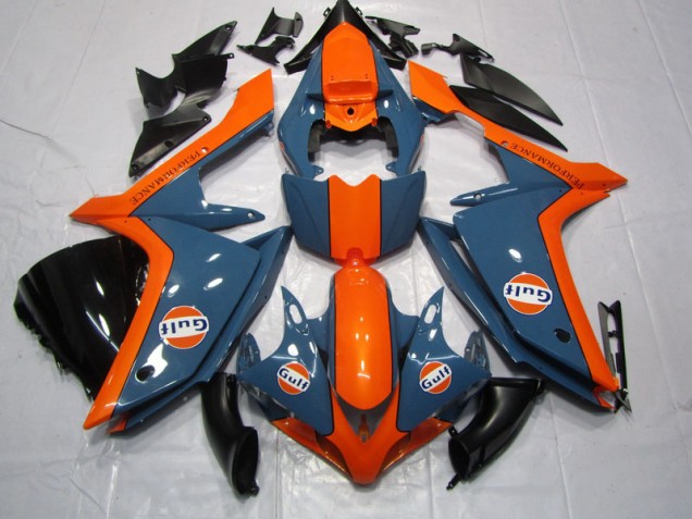 Custom 2007-2008 Red Gulf Yamaha YZF R1 Replacement Motorcycle Fairings