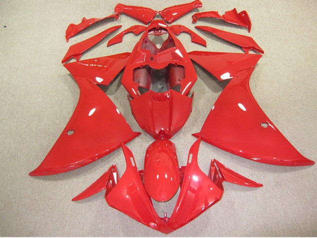 Custom 2009-2011 Red Yamaha YZF R1 Bike Fairing