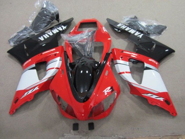 Custom 2009-2011 Red Black White Yamaha YZF R1 Replacement Motorcycle Fairings