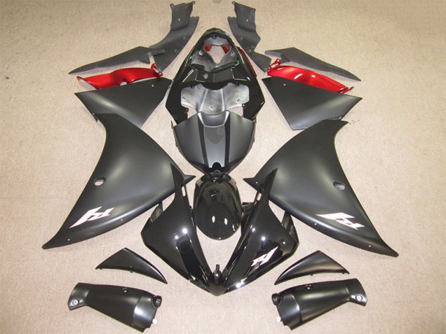 Custom 2009-2011 Black Yamaha YZF R1 Motorcycle Fairings Kit