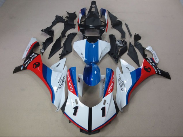 Aftermarket 2015-2019 White Blue Red Advantec Yamaha YZF R1 Motorcycle Fairing