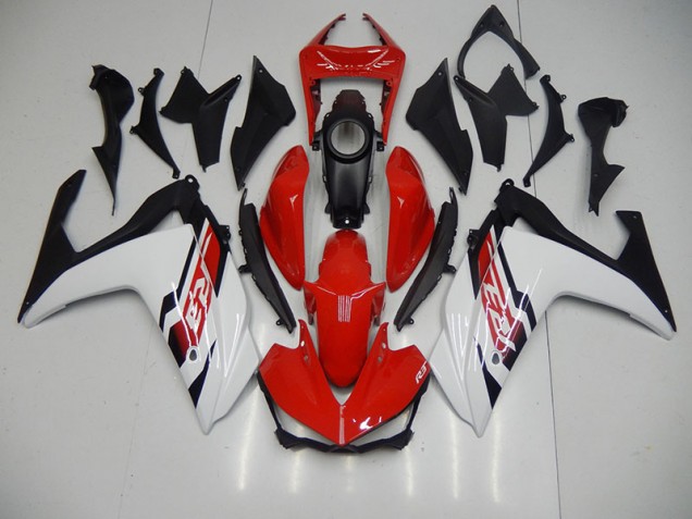 Custom 2015-2022 Red White Yamaha YZF R3 Motorbike Fairings