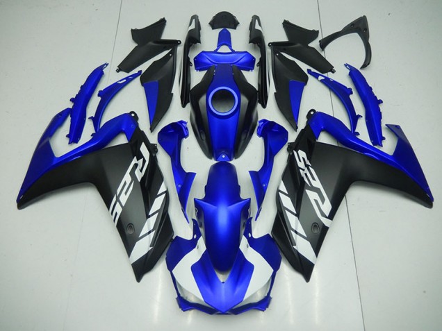 Custom 2015-2022 Black Blue Yamaha YZF R3 Bike Fairing